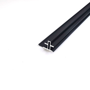 铝合金内凹缝线收口条护墙板工字条腰线木饰面中缝线平缝包边型材