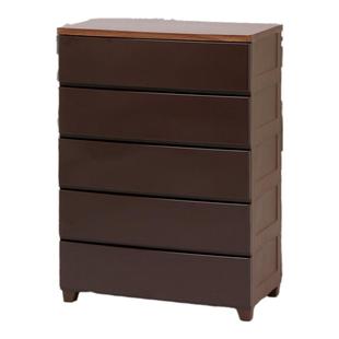 爱丽思塑料抽屉式收纳柜子置物柜家用爱丽丝衣服整理储物箱五斗橱