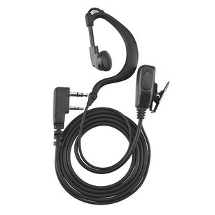 对讲讲机耳机K头小机耳麦对讲电话机耳机线通用型耳挂式原装耳机