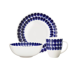 【新年礼物】芬兰arabia奥碧雅24h一人食餐具套组3件套陶瓷碗盘杯