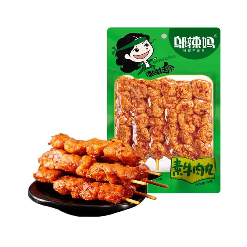 邬辣妈豆干休闲零食素牛肉丸