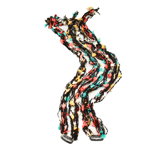 美拉德编发彩绳民族风个性脏辫渐变藏族头绳小众毛线辫绑发发带女