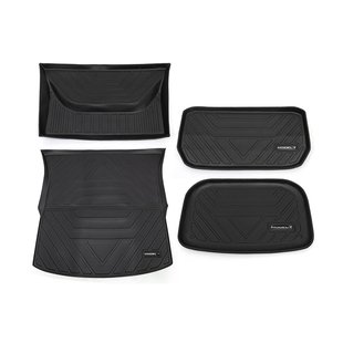 适用于tesla特斯拉model3/Y后备箱垫TPE前后尾箱垫防水内饰改装饰