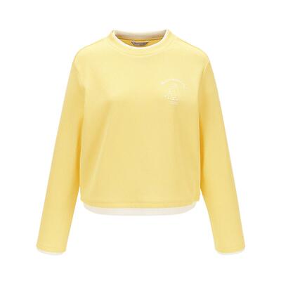 【四面弹】Munsingwear万星威休闲春季女士运动宽松圆领长袖T恤