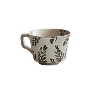 日式复古咖啡杯高颜值手绘陶瓷马克杯早餐燕麦下午茶喝水杯子家用