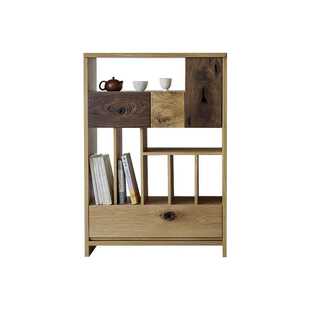 野径生活 纵横飘窗柜小书柜现代简约实木侘寂自然结疤储物收纳