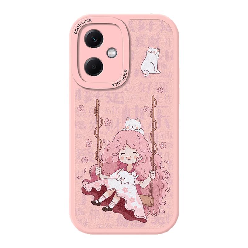适用女孩红米Note12手机壳RedmiNote12Pro硅胶可爱小米Redmi女款Por十小羊皮带挂绳套+全包防摔探索软壳极速