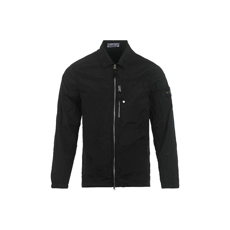 【自营】STONE ISLAND男士SS26翻领拉链尼龙宽松休闲薄款夹克外套