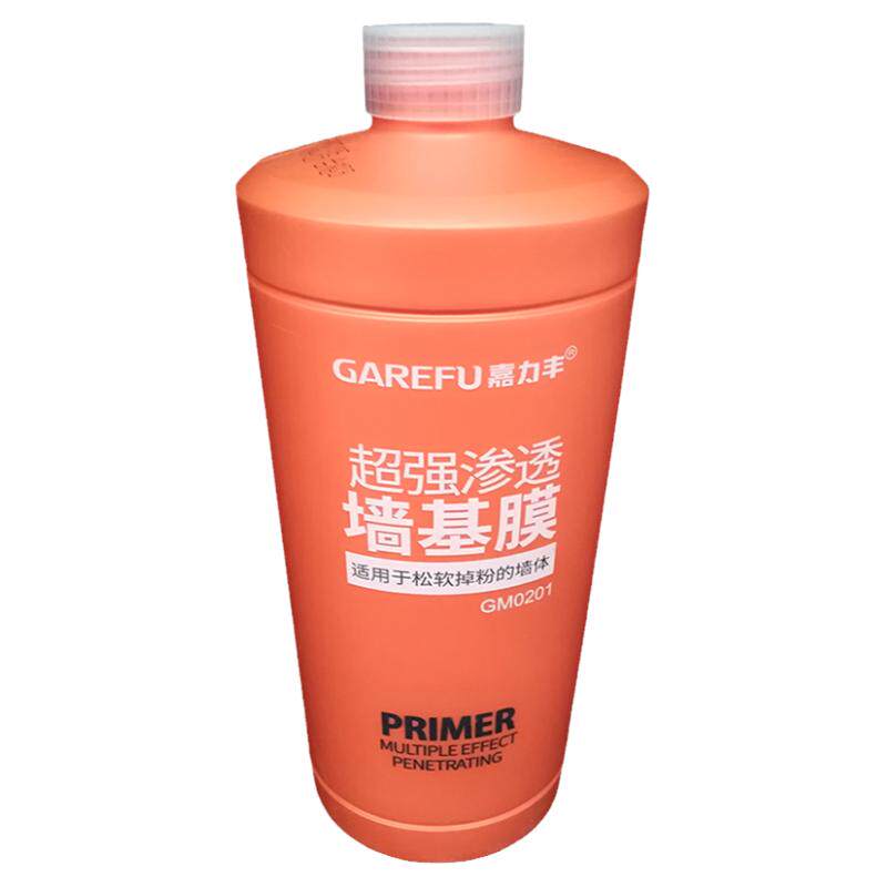 墙纸墙布专用基膜正品嘉力丰超强渗透性水晶金钢高效覆盖婴童基膜