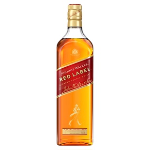 尊尼获加Johnnie Walker红牌1000ml苏格兰调和威士忌海外进口洋酒
