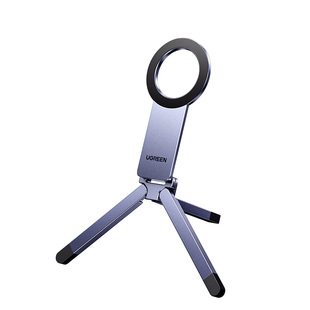 绿联口袋磁吸手机支架便携拍摄桌面三脚架适用iPhone苹果magsafe支撑架折叠安卓通用手持自拍杆2026新款新型