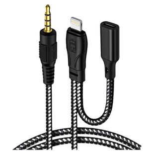 otg声卡连接线适用苹果17转接头14手机直播专用线Lightning边充电边直播数据线转换接头K歌麦克风伴奏转换器