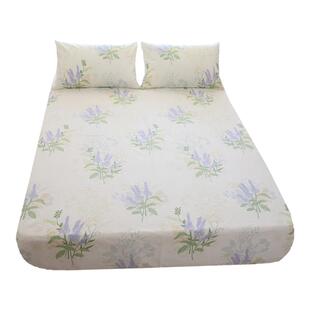 薰衣草ins风纯棉床单单件学生宿舍床100全棉加厚双人床被单床笠款
