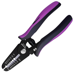 拓伏锐SP-4102 精密剥线钳进口双色柄电工剥皮钳子电线线缆剥皮器