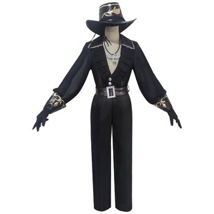 现货游戏第五人格cosplay服勘探员黑郁金香角色扮演全套时装男女