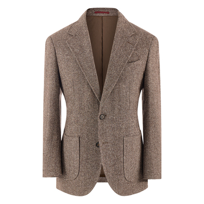 CULTUM意式港花呢50羊西服套装男