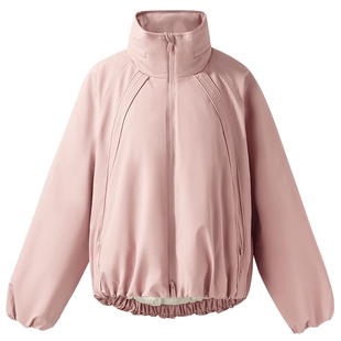 首降5折|歌莉娅95鹅绒冲锋衣羽绒服女冬季短外套派克服