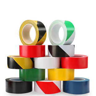 警示胶带4.8CM红色地板胶带斑马线胶带贴地胶带pvC隔离带地坪胶带