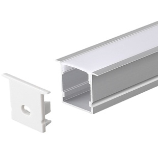 线条灯槽嵌入式型材铝合金亚克力盖板明装led长条发光灯带条形u型