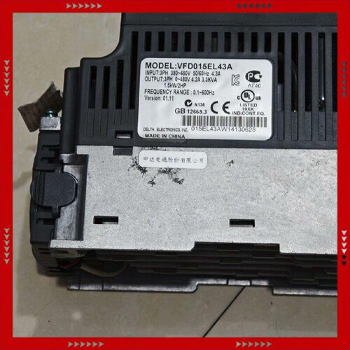 【问价】台达变频器VFD015EL43A，1.5KW，380V，功能