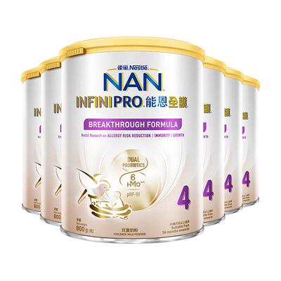 能恩全护4段奶粉适度水解800g*6