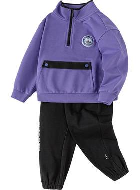 巴拉巴拉男童运动套装儿童衣服潮