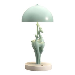 轻奢鹿台灯摆件高级感小众客厅电视柜玄关床头灯卧室乔迁圣诞礼物