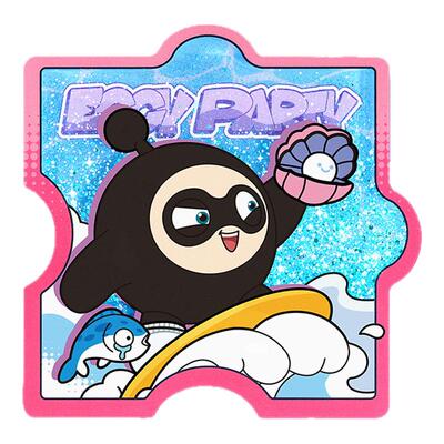 蛋仔派对假日海岸线冰箱贴盲盒