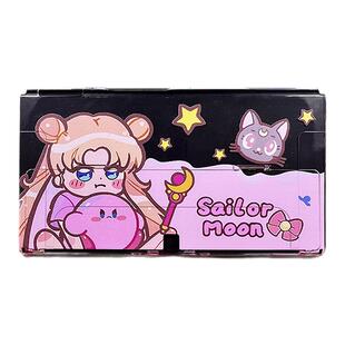 原创任天堂Switch OLED美少女战士可开支架硬壳NS分体保护套插底