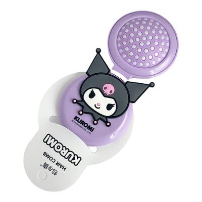 三丽鸥折叠梳子女随身迷你气囊梳