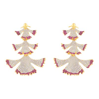 daartemis达弥康乃馨耳坠女原创