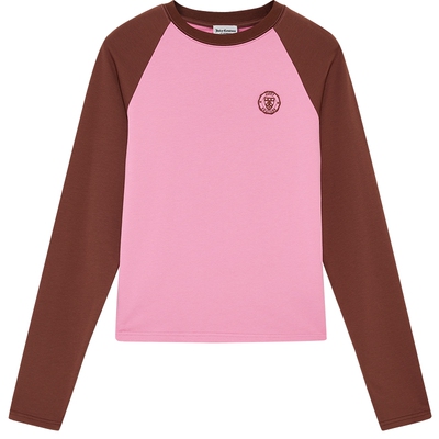 JuicyCouture橘滋撞色长袖T恤