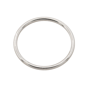 suzyacc kr韩国东大门S925银饰ins风单素圈细戒指女纯银光板混搭