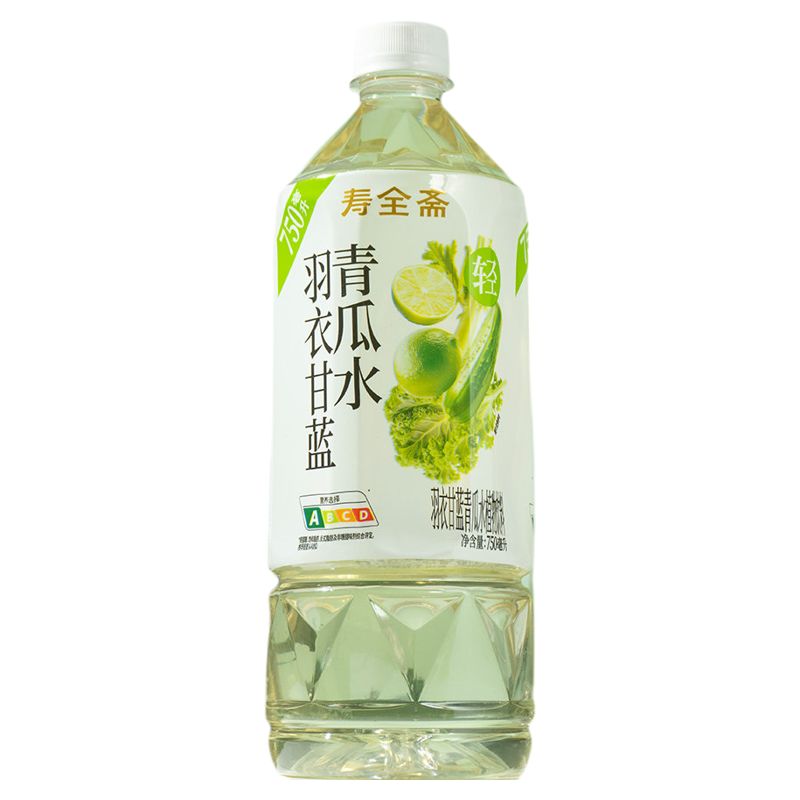 寿全斋 羽衣甘蓝青瓜水植物饮料组合装0糖0脂肪0能量清爽口感12瓶