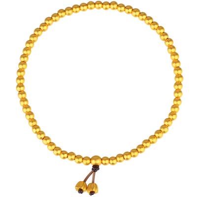 老庙古法金珠送礼手串