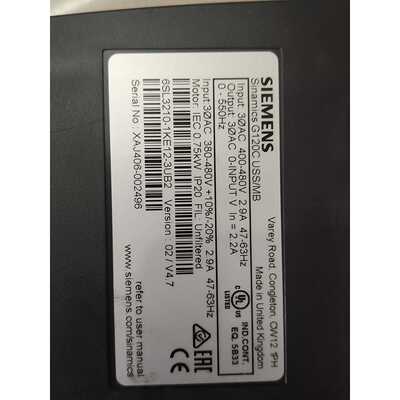 询价0.75千瓦G120C USS/MB变频器是的，外