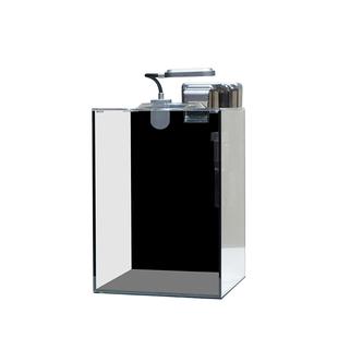 鱼缸超白玻璃裸缸居家客厅办公室桌面方形缸小型带灯带过滤器套装