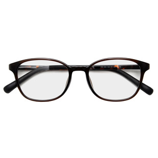 50mm日系超轻tr90方圆框眼镜男女可配度数防蓝光文艺素颜平光镜