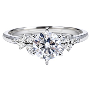 莫桑石钻戒女纯银情侣对戒一对轻奢柏林情书仿真钻求结婚戒指礼物