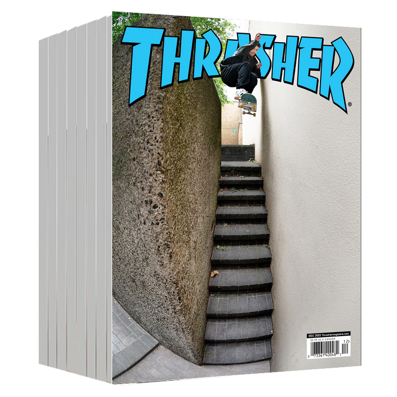 【单期现货/订阅】Thrasher劲少年美国潮流体育滑板书冲浪运动英语外刊潮牌海报英文2023/24年杂志订购