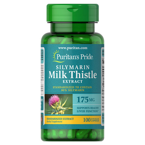 普丽普莱官方旗舰正品奶蓟草护肝片175mg*100粒飞水蓟熬夜解酒