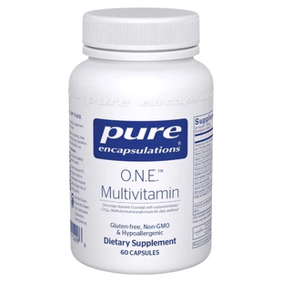 多种复合维生素美国Pure大脑心脏神经眼睛60粒 ONE Multivitamin