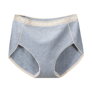 CarreKenbt高腰大码内裤女士5A抗菌纯棉100%全棉档无痕女生三角裤