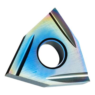 桃型彩色精车开槽数控刀片