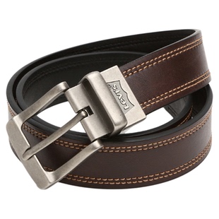 美版正品 Levis李维斯双面两用针扣皮带年轻人百搭牛仔裤腰带男潮