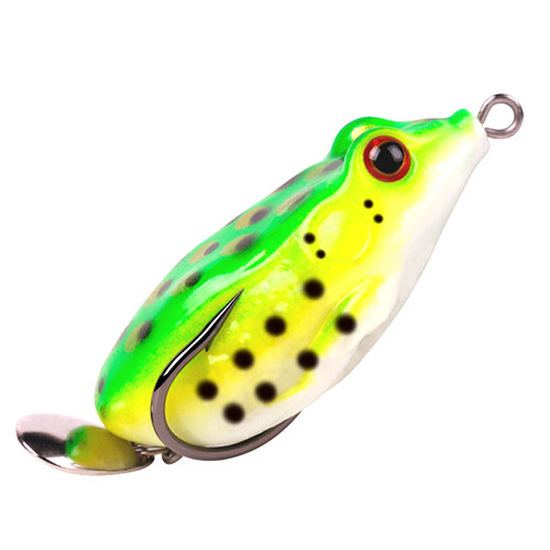 雷蛙鱼饵远投路亚饵钓黑鱼重草专杀防生渔具配件淡水亮片撞水青蛙