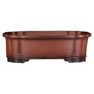 宜兴紫砂1米精品紫砂花盆海棠大号树桩松柏石榴金弹子盆景盆绿植