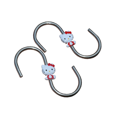 日本挂钩厨房冰箱磁吸贴浴室墙壁毛巾S型钩免打孔门后衣帽挂衣钩