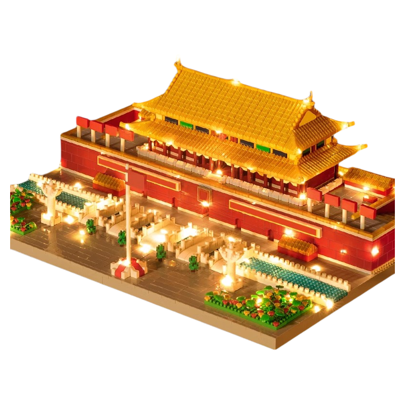 北京天安门积木儿童益智拼装玩具