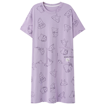 香蜜闺秀2025年新款纯棉睡裙